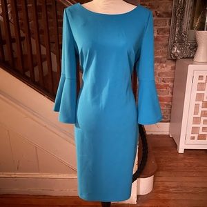 Gorgeous blue Calvin Klein dress NWOT